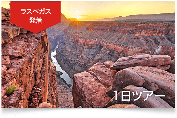 空路で行く 世界遺産グランドキャニオン１日観光