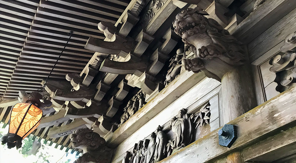Details of the architecture in Tairyuji Temple
