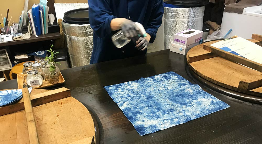Indigo Dying in Tokushima