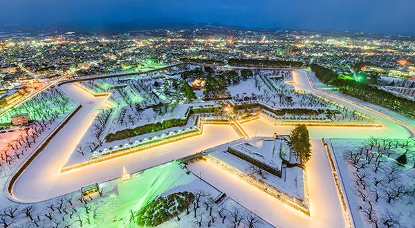 Hokkaido Hakodate Fort Goryokaku - Japan’s Most Spectacular Views