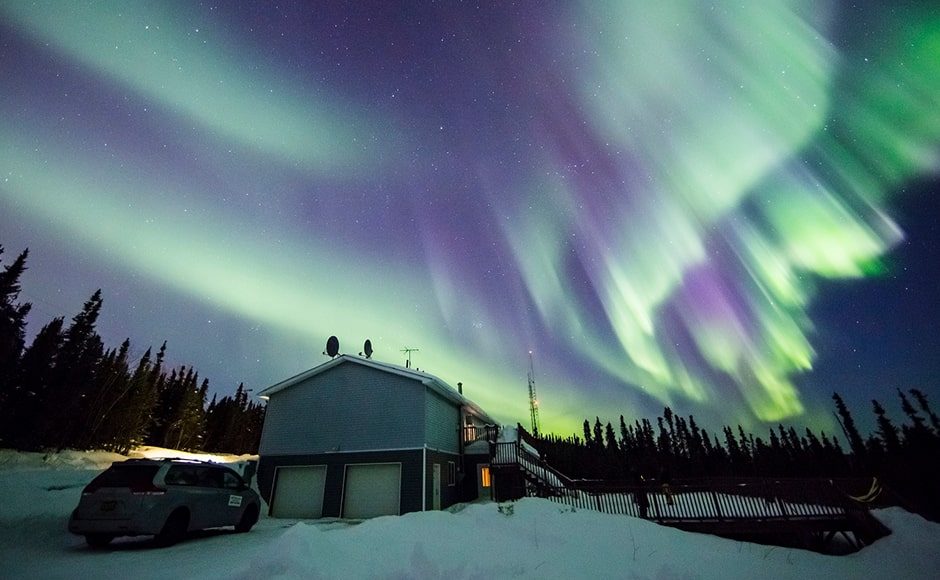 フェアバンクス滞在 2泊3日 オーロラ鑑賞ツアー2日間 ｜日本語ガイド