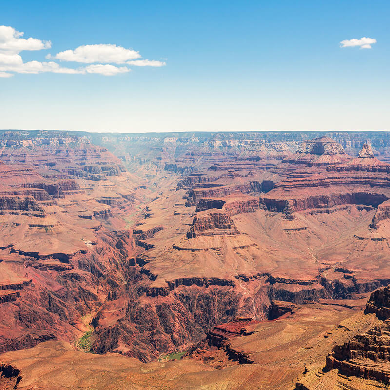 グランドキャニオンの雄大な景色