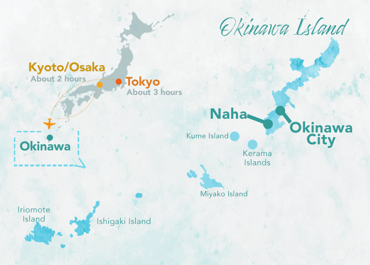 Map of Okinawa