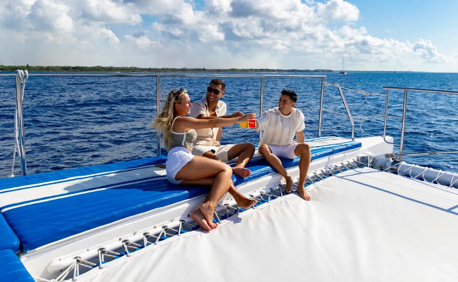 【リビエラマヤ・プラヤデルカルメン発】カリブ海カタマランセーリング