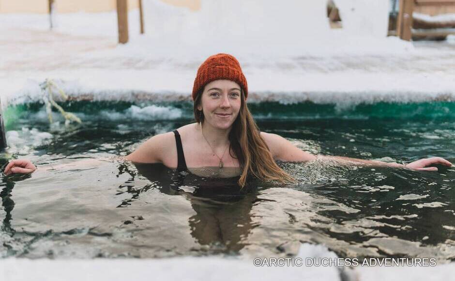 【英語】サウナと自然の湖でのコールドプランジ冷水浴(1-3月）