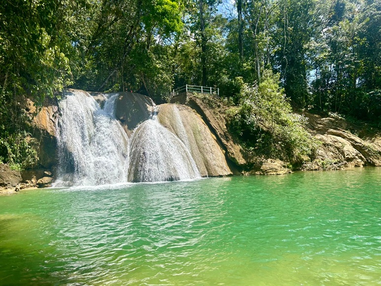 【専用車】世界遺産パレンケ遺跡とロベルト・バリオス滝ツアー（英語ガイド）