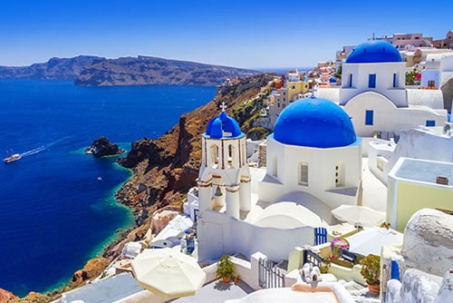 ギリシャ　サントリーニ島　4日間　＜フィラ・フィロステファニ地区滞在　スーペリアクラス＞
