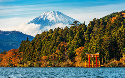 Hakone with view of Mt Fuji