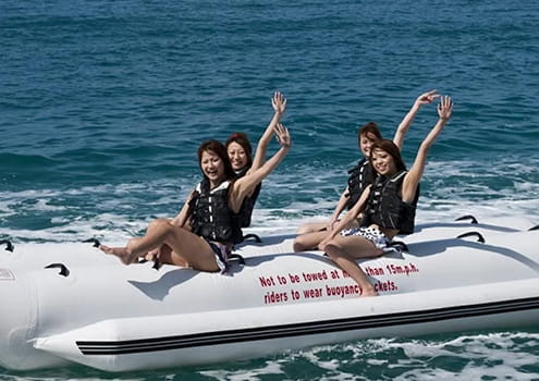 Marine activities at Itoman Bibi Beach