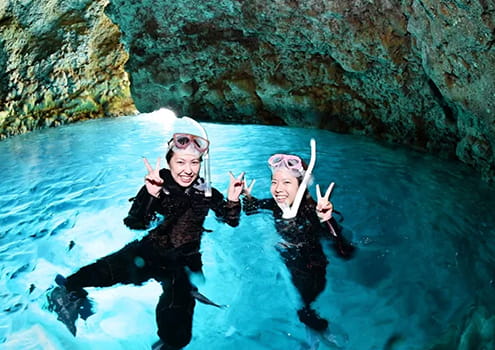 Blue Cave snorkeling